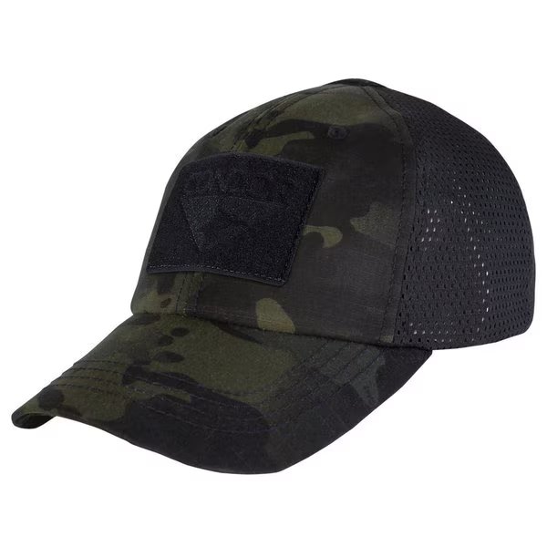 MESH TACTICAL CAP, MULTICAM BLACK, Condor Outdoor Products, Mfr#: TCM-021